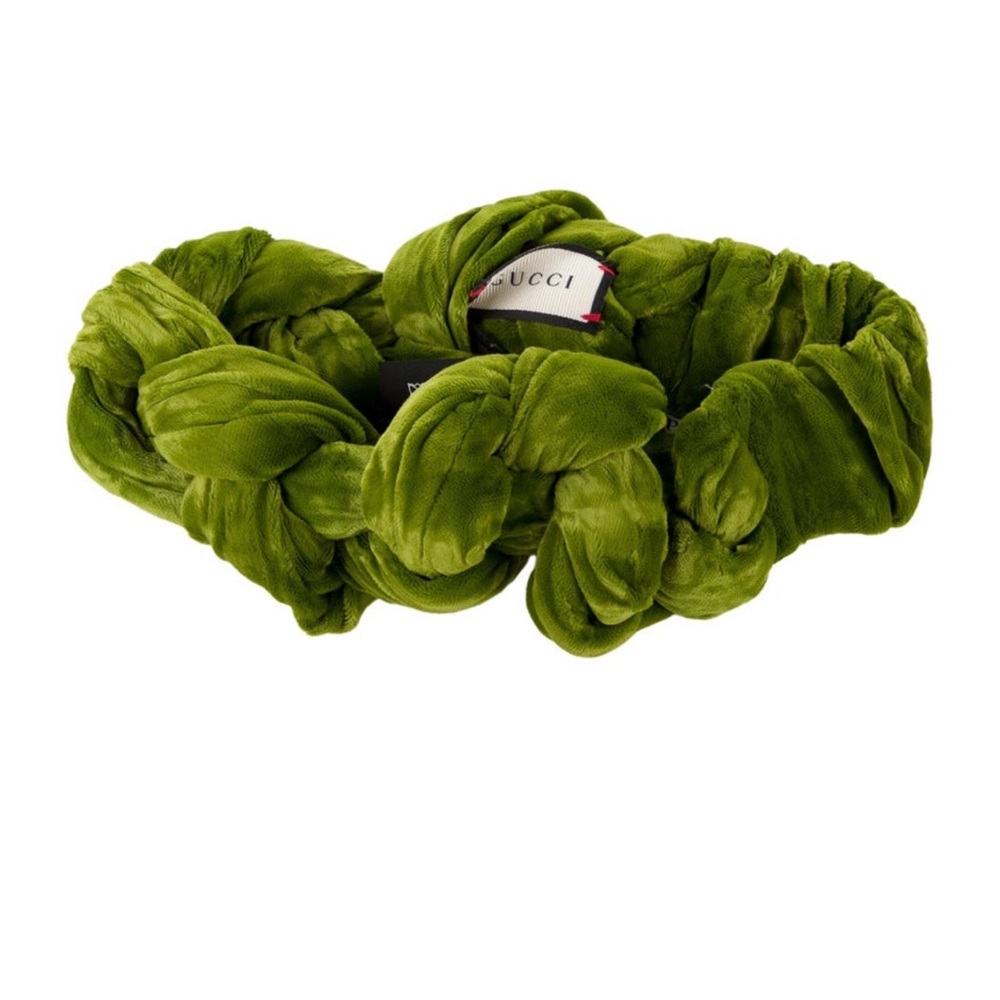 Gucci Velvet Braided Headband